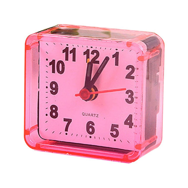 Kleiner quadratischer Reisewecker analog