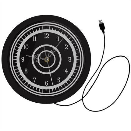 Leuchtende Design Wanduhr für Wohnzimmer