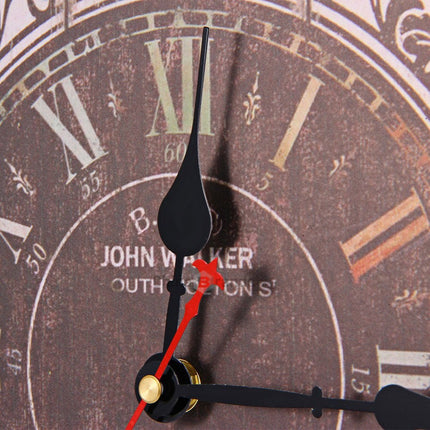 Vintage Wanduhr Holz im Antik-Look