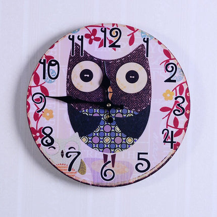 Retro Wanduhr im 60er-Jahre Nummernschild-Look