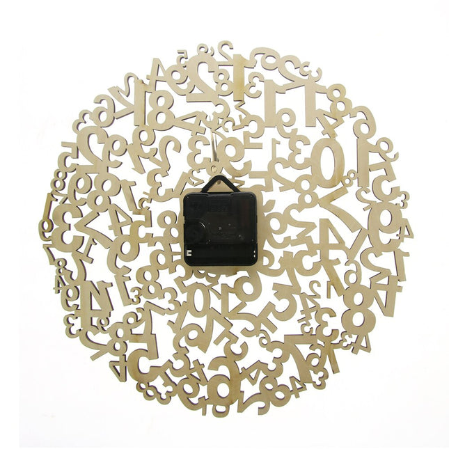 Kreative Wanduhr Holz mit Zahlen