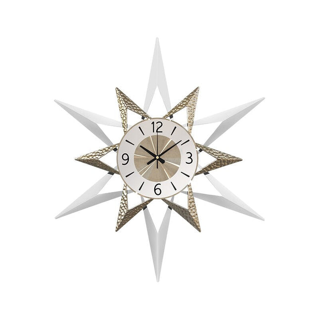 Wanduhr Stern-Design modern für Wohnzimmer
