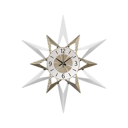 Wanduhr Stern-Design modern für Wohnzimmer