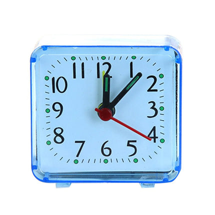 Kleiner quadratischer Reisewecker analog