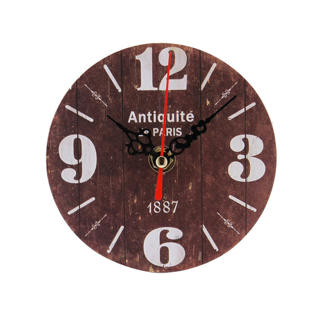 Wanduhr Holz Vintage im Landhausstil