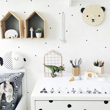 Kinder Wanduhr Küken Design aus Holz