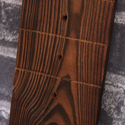 Design Wanduhr als Riesen-Armbanduhr Holz