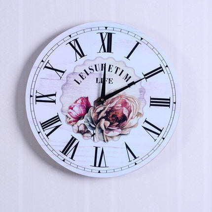 Retro Wanduhr im 60er-Jahre Nummernschild-Look