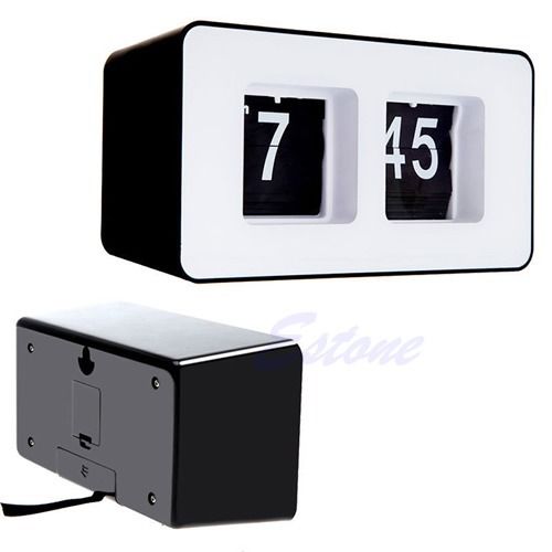 Klassische Retro Flip-Uhr für Tisch