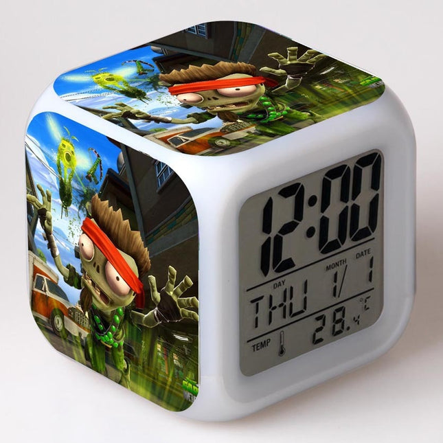 Kinder Würfel Wecker mit Zombie-Motiv