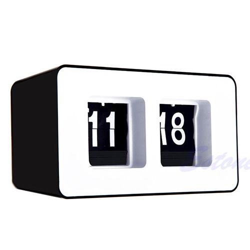 Klassische Retro Flip-Uhr für Tisch