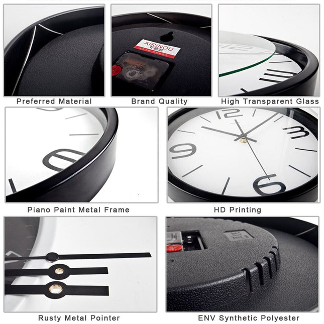 Lustige Kinder Wanduhr mit Schwimmbad-Motiv