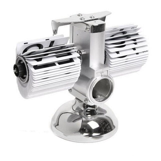 Flip Uhr schwarz weiß Design