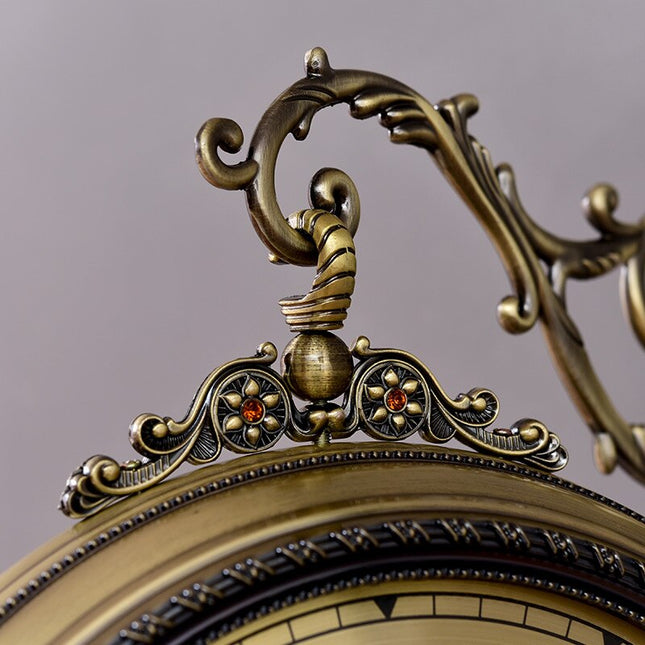 Antike Bahnhofsuhr doppelseitig für Wand