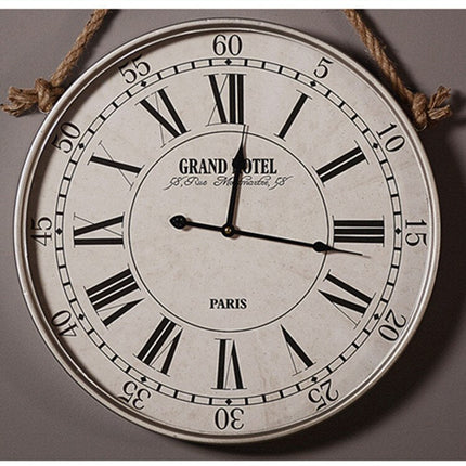 Vintage Hängeuhr mit Seilaufhängung Paris