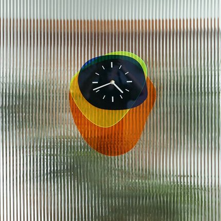 Leise Kinderzimmer Wanduhr bunt modern