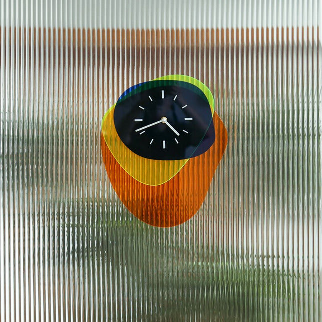 Leise Kinderzimmer Wanduhr bunt modern