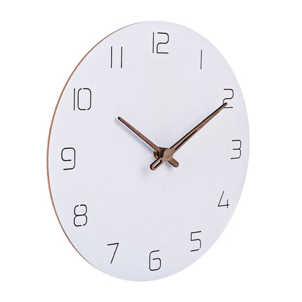 Minimalistische Wanduhr skandinavisches Design