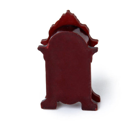 Antike Miniatur Kaminuhr als Tischdeko