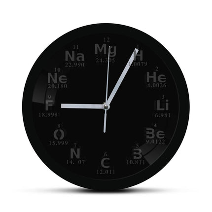 LED Wanduhr Periodensystem der Elemente