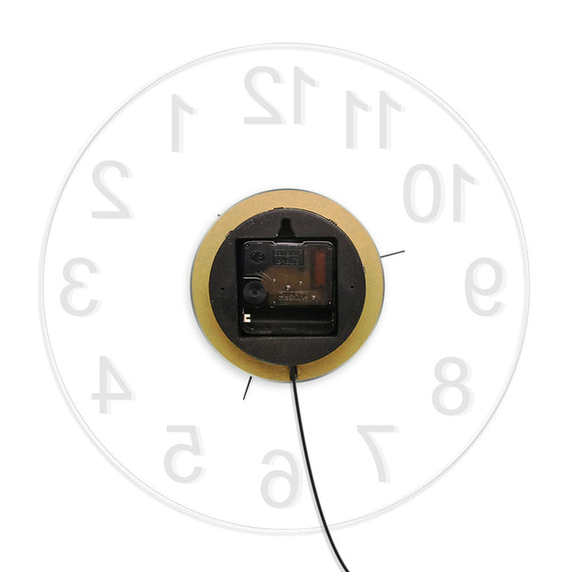 Große digitale LED Wanduhr aus Acryl