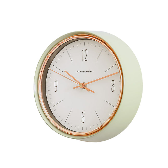 Moderne runde Wanduhr dickes Design