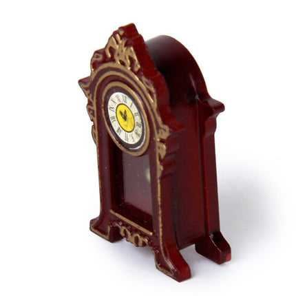 Antike Miniatur Kaminuhr als Tischdeko