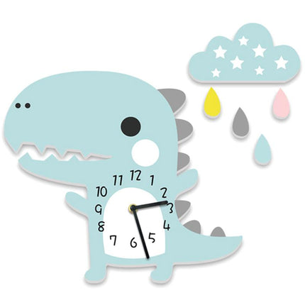 Kinder Wanduhr in Dinosaurier-Form