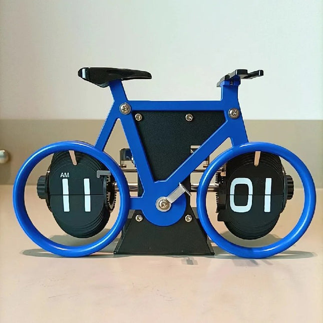 Tischuhr im Retro Fahrrad Design