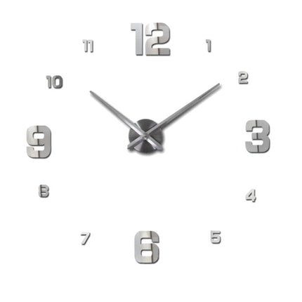 Große Design Wanduhr zum Kleben