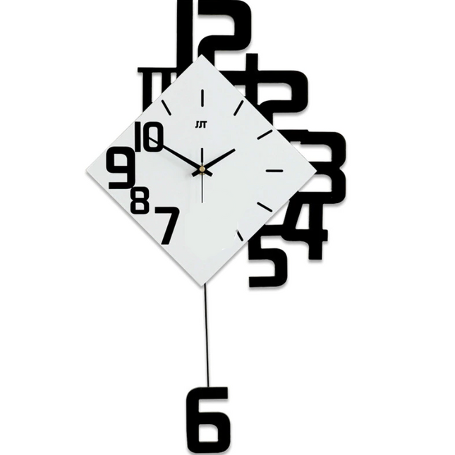 Abstrakte Design Wanduhr fürs Wohnzimmer