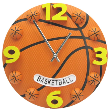 Wanduhr Basketball Design fürs Jugendzimmer