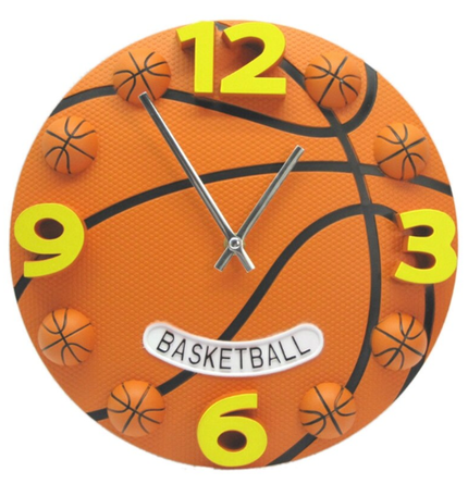 Wanduhr Basketball Design fürs Jugendzimmer