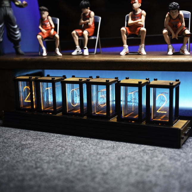 Retro Nixie Röhren Uhr als Tischuhr