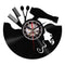 Rahmenlose Wanduhr