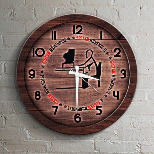 Wanduhr Gamer aus Holz Spielzimmer