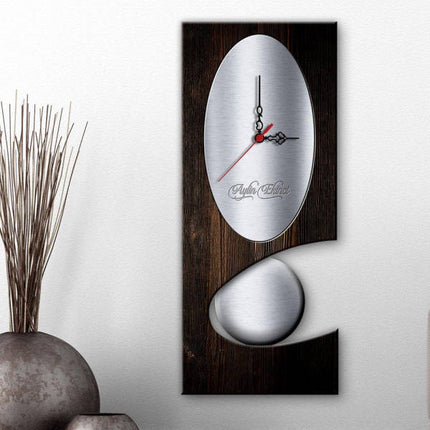 Moderne Design Pendeluhr aus Holz