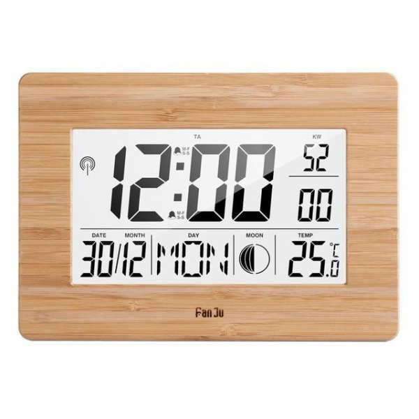 Seniorenuhr digital mit Datum und Wochentag