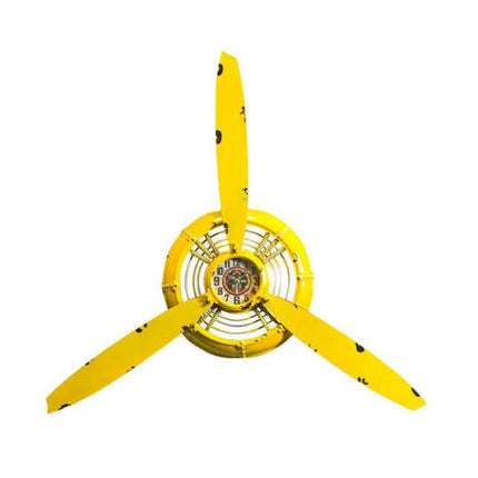 Originelle Wanduhr in Propeller Form