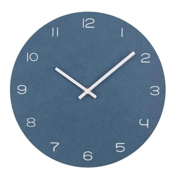 Moderne Design Wanduhr rund leise