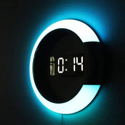 Runde digitale Design Wanduhr LED