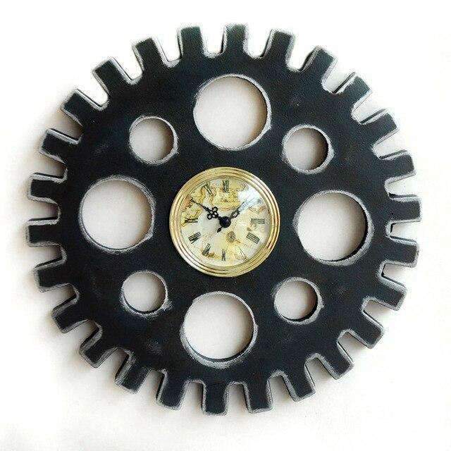 Industrie Wanduhr Zahnrad im Taschenuhr-Stil