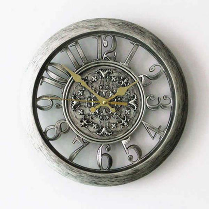 Antike XXL Wanduhr im Vintage-Look