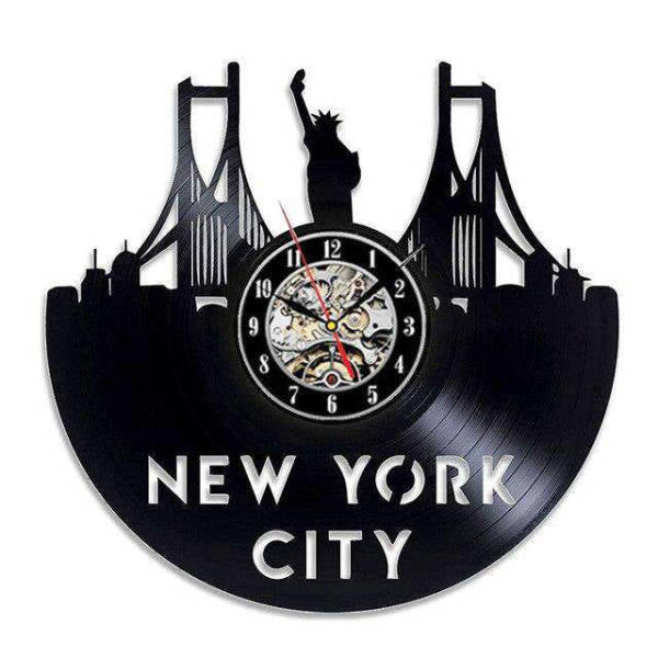 Wanduhr New York Brooklyn Bridge