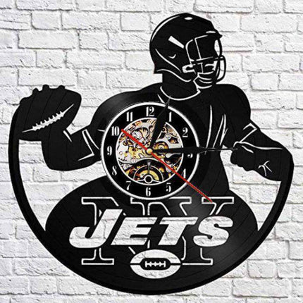 Wanduhr NY Jets Football Spieler