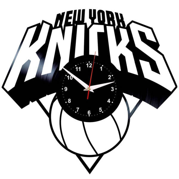 Schwarze NY Knicks Wanduhr Basketball