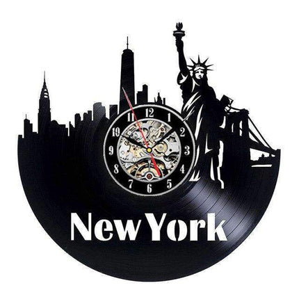 Wanduhr Freiheitsstatue New York Design