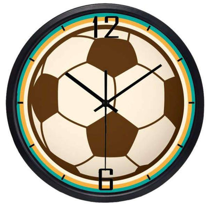 Wanduhr für Jungenzimmer im Fußball Design