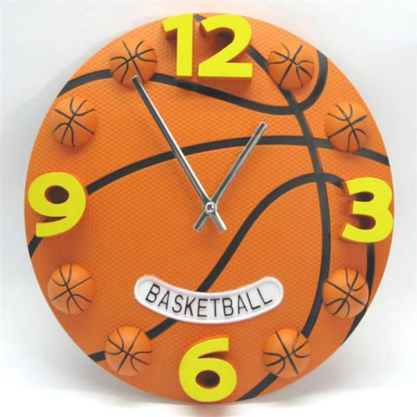 Wanduhr Basketball Design fürs Jugendzimmer