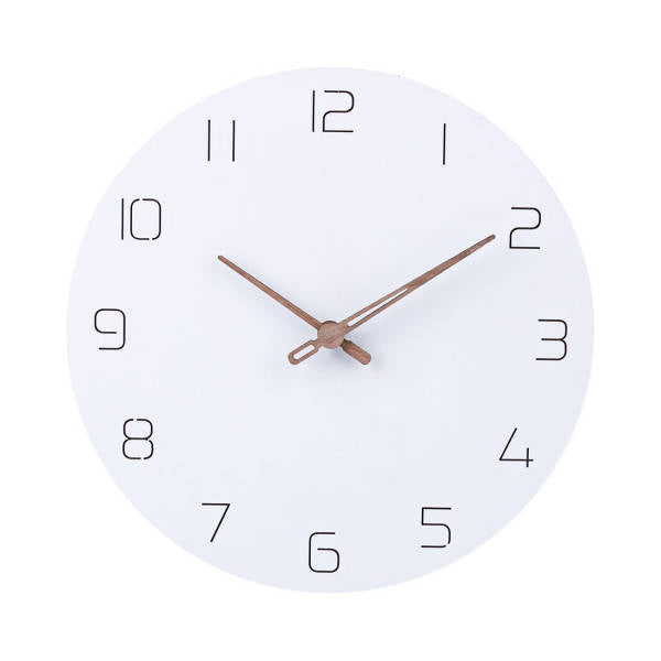 Minimalistische Wanduhr skandinavisches Design